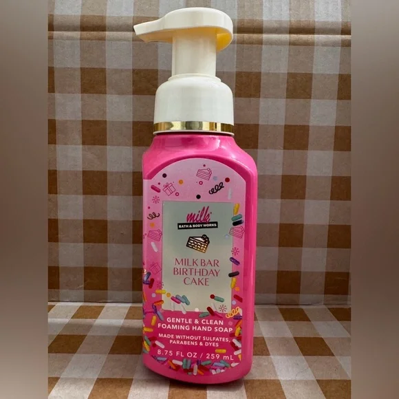 NEW B&BW x Milk Bar Birthday Cake Foaming Hand Soap 8.75 fl Oz - Picture 1 of 3